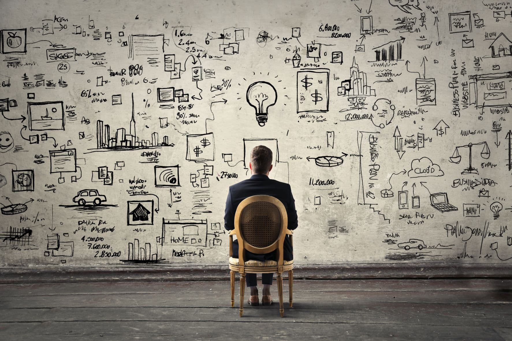 Strategic planning meeting with team members discussing organizational goals and strategies